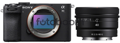 Alpha A7C II Negra + 40mm f/2.5 G + 100EU CASHBACK - BLACK FRIDAY SONY