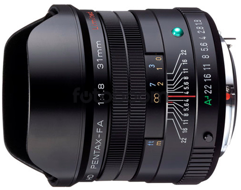 31mm f/1.8 HD FA Limited Negro