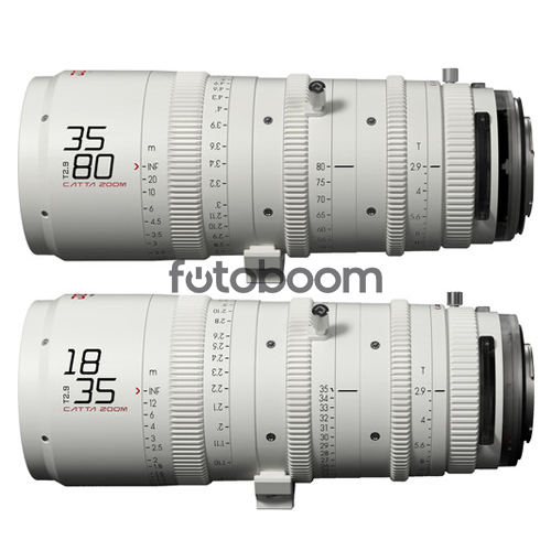 KIT CATTA ZOOM 18-35mm/35-80mm E-Mount (Blanco) KIT CATTA ZOOM 18-35mm/35-80mm E-Mount (Blanco)