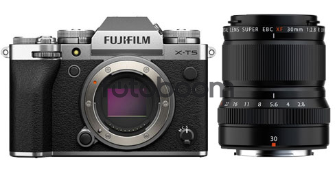 X-T5 Plata + 30mm f/2.8 R LM WR Macro con 250E Descuento Directo Fuji + 10% EXPERIENCE DAY