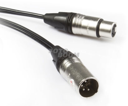 S-7102 XLR-4 pin macho a hembra