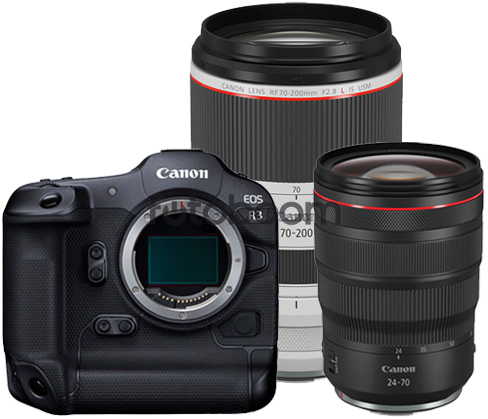 EOS R3 + 24-70mm f/2.8L RF IS USM + 70-200mm f/2.8L RF IS USM + CANEST - BLACK FRIDAY CANON EOS R3 + 24-70mm f/2.8L RF IS USM + 70-200mm f/2.8L RF IS USM + CANEST - BLACK FRIDAY CANON