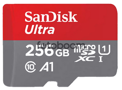 Micro SDHC ULTRA 256GB 120Mb/s + Adaptador