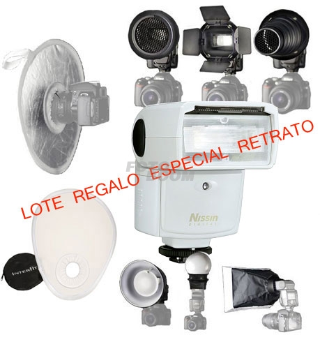 DI466 Olympus Blanco + Lote Retrato Interfit