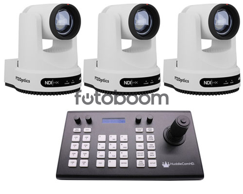 KIT 3 x Move 4K 12X (Blanco) + HC-JOY-G4 KIT 3 x Move 4K 12X (Blanco) + HC-JOY-G4