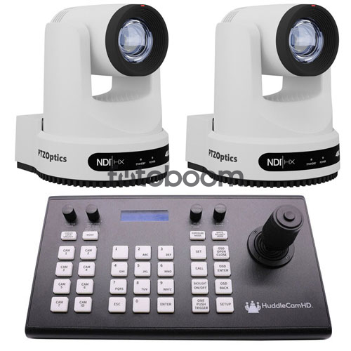 KIT 2 x Move 4K 20X (Blanco) + HC-JOY-G4 KIT 2 x Move 4K 20X (Blanco) + HC-JOY-G4