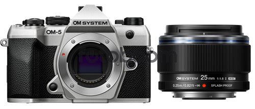 OM-5 II Plata + 25mm f/1.8 Negro II + 300E BONIFICACION - BLACK FRIDAY OM