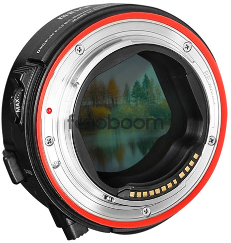 Adaptador EF a EOS R con filtro ND variable