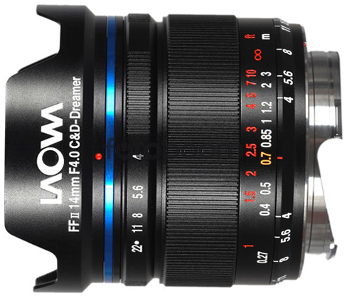 14mm f/4 FF RL Zero-D Leica M Negro