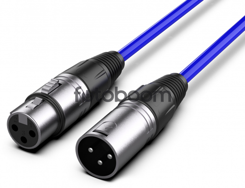 XLR Macho ? XLR Hembra 6m Azul XLR Macho ? XLR Hembra 6m Azul