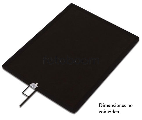 I600B Solid Black Flag 30x45cm