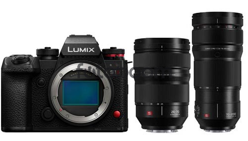 LUMIX S1II + 24-70mm f/2.8 S Pro + 70-200mm f/2.8 OIS S LUMIX S1II + 24-70mm f/2.8 S Pro + 70-200mm f/2.8 OIS S