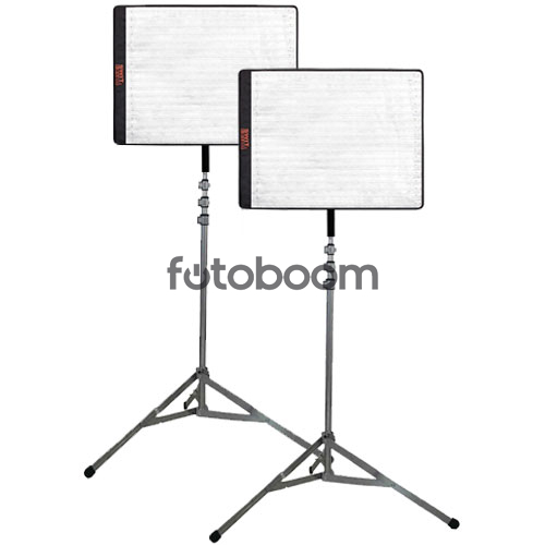 Kit 2 Paneles S-2610 540 LEDs Bicolor Flexible + 2 Pies Kit 2 Paneles S-2610 540 LEDs Bicolor Flexible + 2 Pies