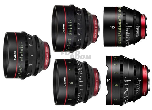 KIT CN-E 14mm/24mm/50mm/85mm/135mm (FEET)