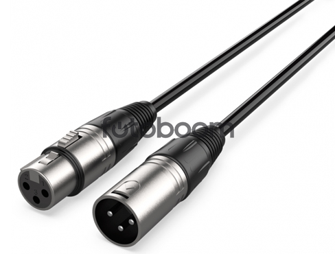 XLR Macho ? XLR Hembra 1.5m Negro XLR Macho ? XLR Hembra 1.5m Negro