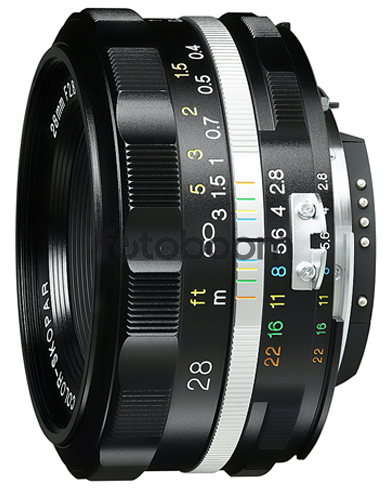 28mm f/2.8 SLII-S Color Skopar en Negro
