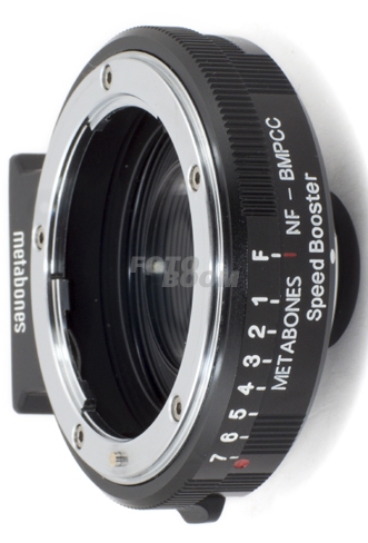 Nikon G Lens Speed Booster 0.58x a BMPCC
