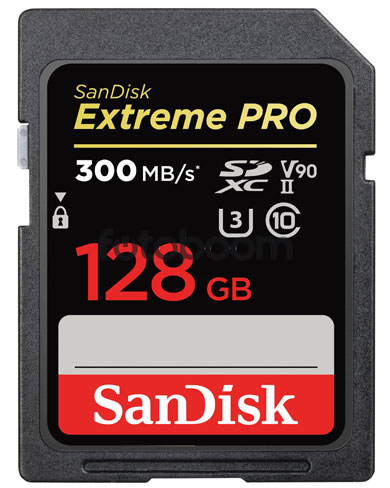 Secure Digital EXTREME PRO SD UHC-II 128GB V90 300MB/s
