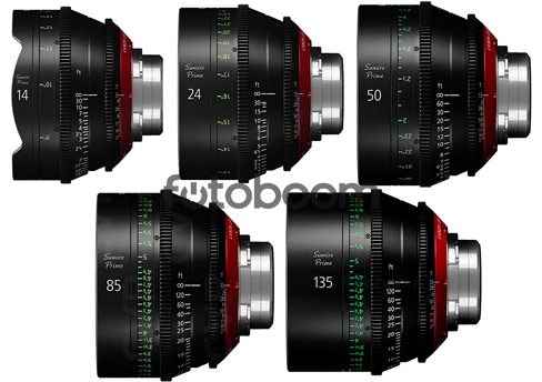 KIT SUMIRE CN-E 14mm/24mm/50mm/85mm/135mm (METERS) KIT SUMIRE CN-E 14mm/24mm/50mm/85mm/135mm (METERS)