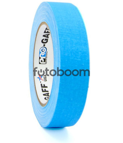 Cinta Gaffer 24mm x 22,8m (Azul Fluoresecnte)