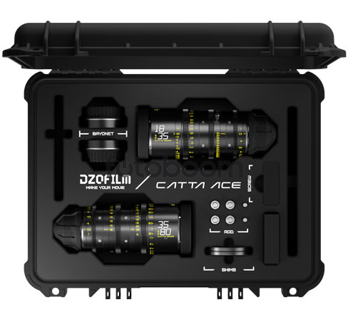KIT CATTA ACE ZOOM 18-35mm/ 35-80mm (FF, PL+EF)
