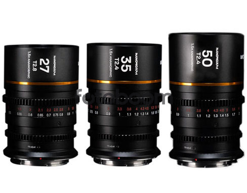 Kit Nanomorph 27/35/50 (Ámbar, PL + EF) - BLACK FRIDAY LAOWA Kit Nanomorph 27/35/50 (Ámbar, PL + EF) - BLACK FRIDAY LAOWA