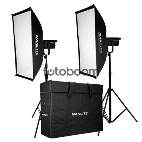 Kit 2x Foco FS-300 Daylight LED Spot Light