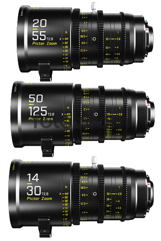KIT PICTOR ZOOM NEGRO 14-30mm/ 20-55mm/ 50-125mm