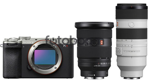 Alpha A7CR Plata + 24-70mm f/2.8 GM II + 70-200mm f/2.8 GM OSS II + 200EU CASHBACK - BLACK FRIDAY SONY