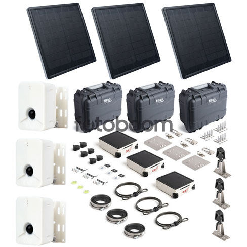 Kit 3x Tikee 4 PACK + 3x Tikee Sentinel + 3x Solar Panel - BLACK FRIDAY ENLAPS