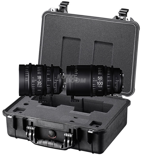 Kit 2 lentes 18-35mm T/2 + 50-100mm T/2 PL + Maleta PMC001 Kit 2 lentes 18-35mm T/2 + 50-100mm T/2 PL + Maleta PMC001
