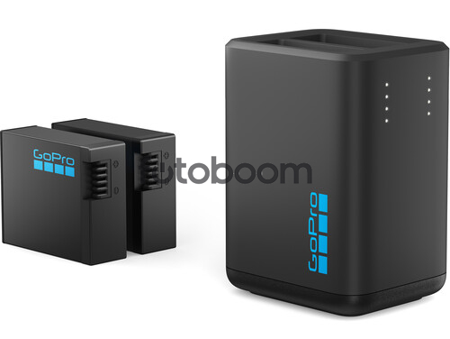 Cargador dual con 2 baterías Cargador dual con 2 baterías
