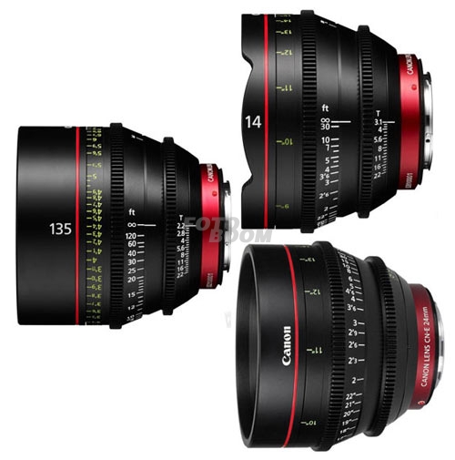 KIT CN-E 14mm/24mm/135mm (FEET)