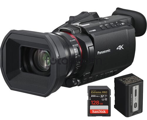 HC-X1600 + AG-VBR59 + 128GB V30 HC-X1600 + AG-VBR59 + 128GB V30