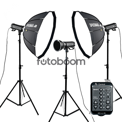 Kit x3 A500 + A-Control + BR-120 + HC-170 + x2 Speedbox A80 + x3 SM05
