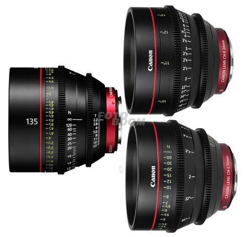 KIT CN-E 24mm/50mm/135mm (FEET)