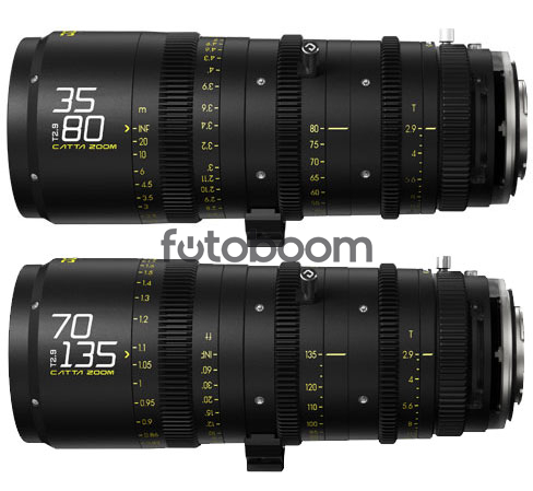 KIT CATTA ZOOM 35-80mm/70-135mm E-Mount (Negro)