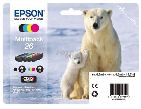 T26 Multipack BK/C/M/Y T26 Multipack BK/C/M/Y