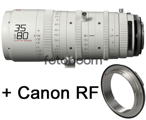 35-80mm T/2.9 Catta Zoom RF-Mount (Blanco) 35-80mm T/2.9 Catta Zoom RF-Mount (Blanco)