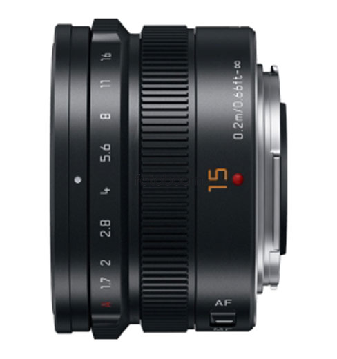 15mm f/1.7 Asph Negro 15mm f/1.7 Asph Negro