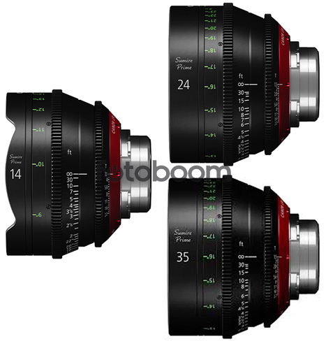 KIT SUMIRE CN-E 14mm/24mm/35mm (FEET) KIT SUMIRE CN-E 14mm/24mm/35mm (FEET)