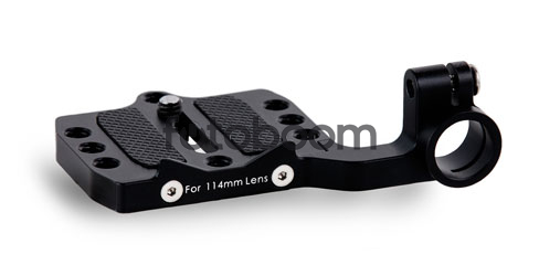 Placa base para lentes de 114mm y varilla de 15mm