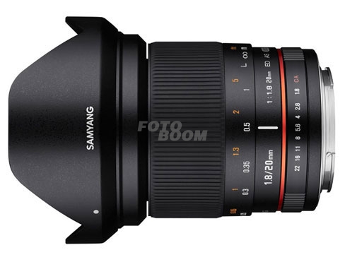 20mm f/1.8 ED AS UMC Sony E 20mm f/1.8 ED AS UMC Sony E
