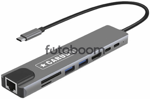 Hub 8 en 1 USB-C con Ethernet Hub 8 en 1 USB-C con Ethernet