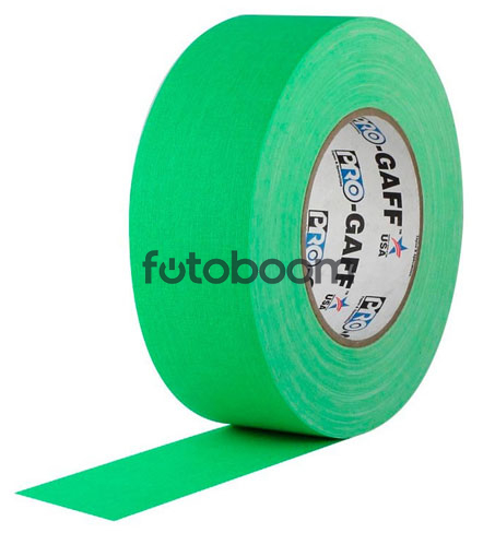 Cinta Gaffer 48mm x 22,8m (Verde Fluorescente) Cinta Gaffer 48mm x 22,8m (Verde Fluorescente)