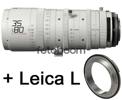 35-80mm T/2.9 Catta Zoom L-Mount (Blanco) 35-80mm T/2.9 Catta Zoom L-Mount (Blanco)