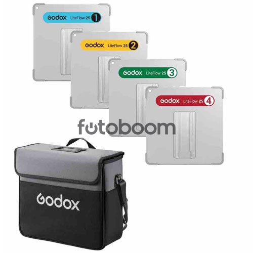 Kit 4x Reflectores LiteFlow (25 x 25cm)