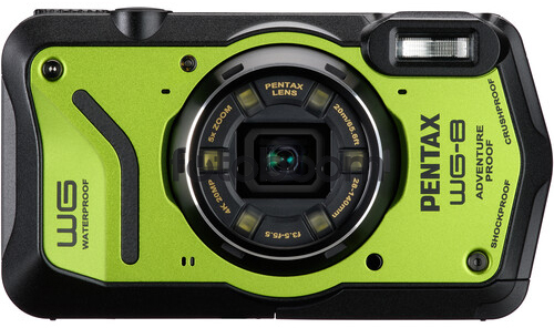 WG-8 Verde + SDXC 128GB V30 200MB/s + Estuche con 100E - BLACK FRIDAY PENTAX