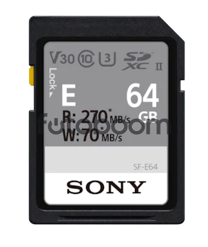 SDXC UHS-II SF-E 64Gb R270Mbs-W70Mbs SDXC UHS-II SF-E 64Gb R270Mbs-W70Mbs