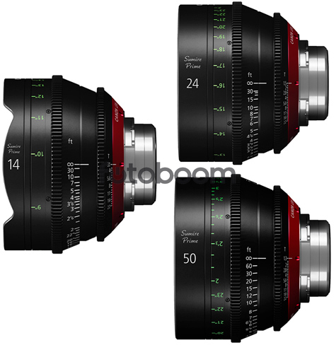 KIT SUMIRE CN-E 14mm/24mm/50mm (FEET) KIT SUMIRE CN-E 14mm/24mm/50mm (FEET)